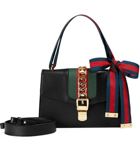 gucci sylvie small size|Gucci sylvie leather shoulder bag.